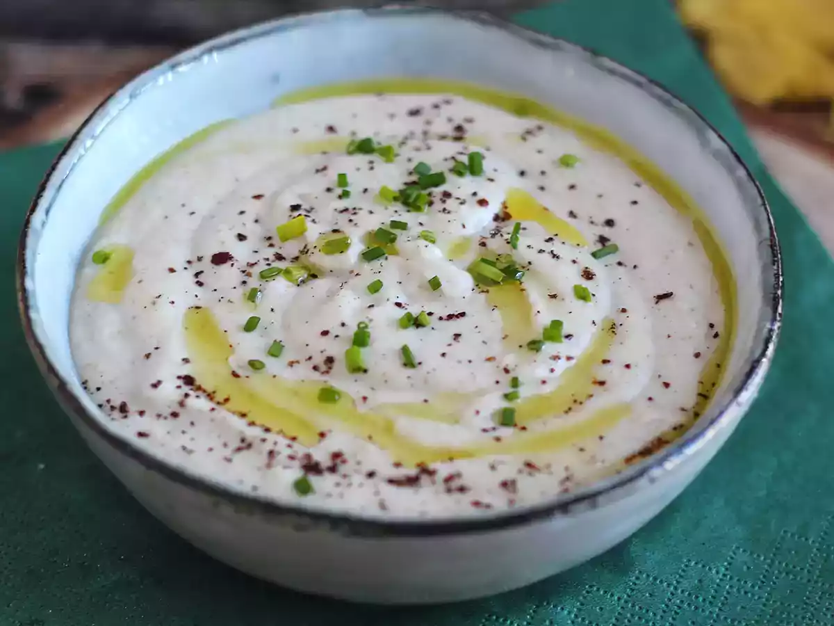 Hummus med hvide bønner og kokosmælk - foto 5