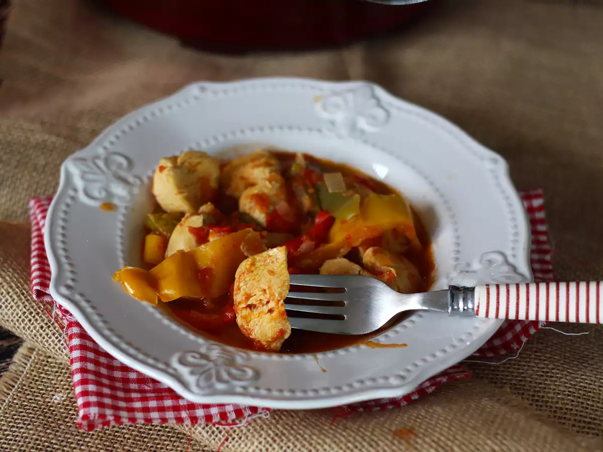 Hurtig baskisk kylling i Cookeo - foto 2