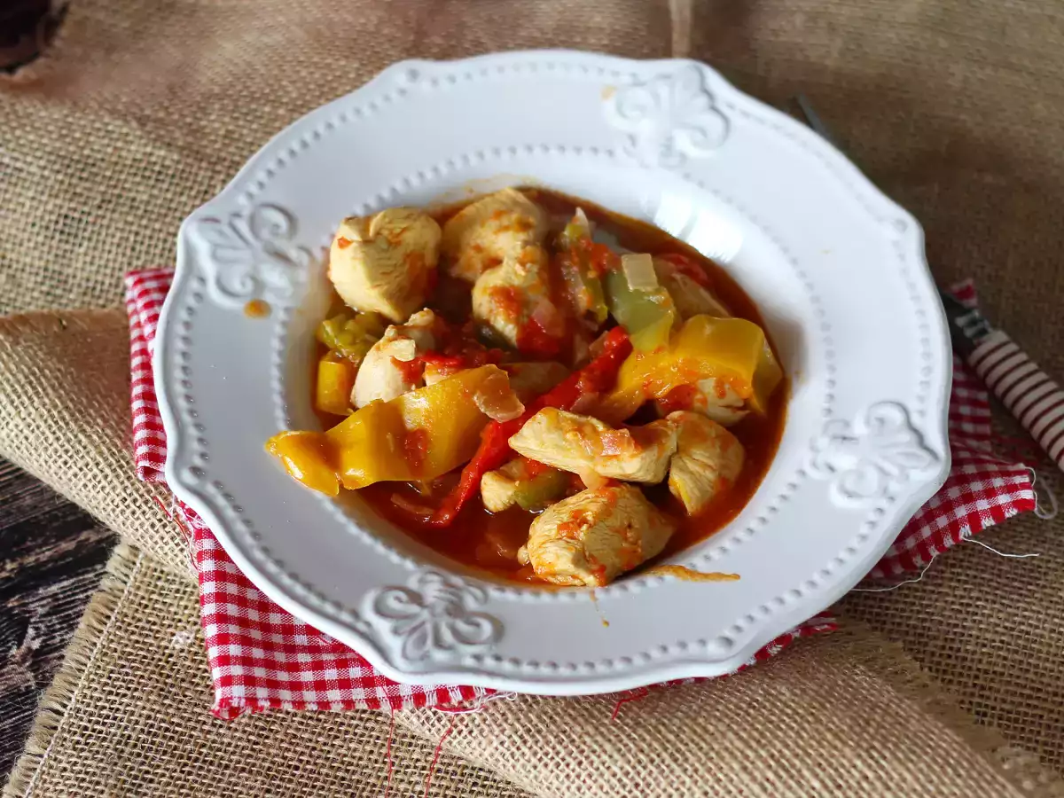 Hurtig baskisk kylling i Cookeo - foto 4
