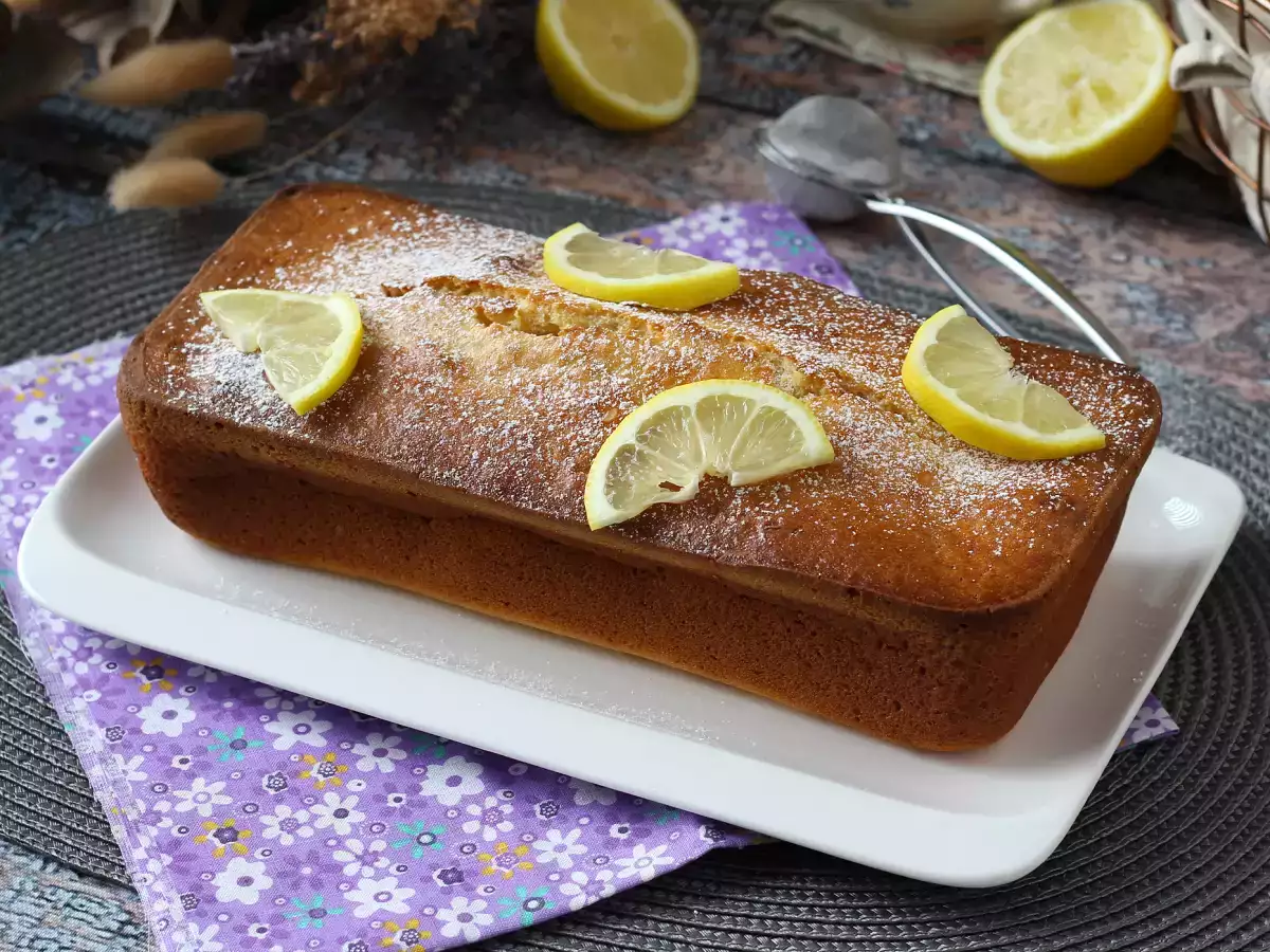 Hurtig citronkage i blender