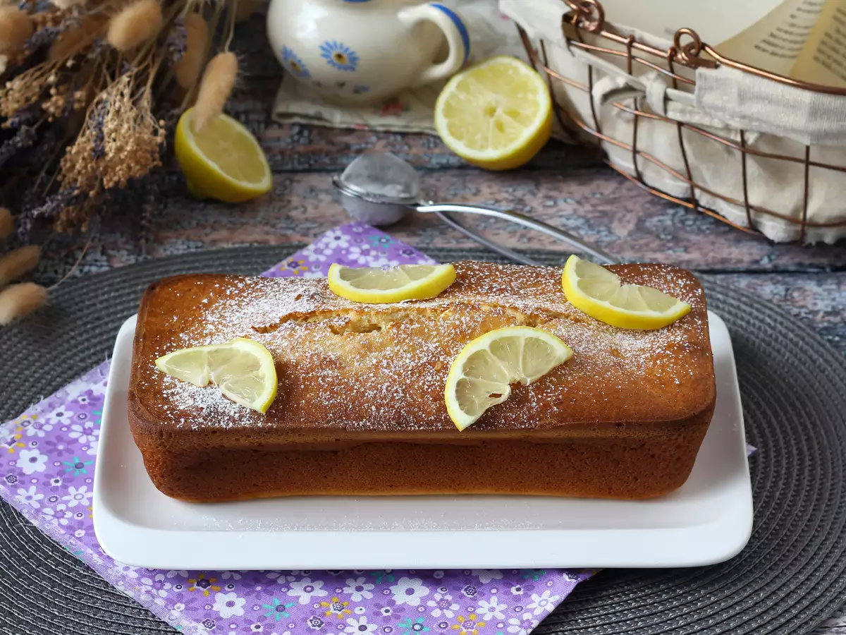 Hurtig citronkage i blender - foto 3
