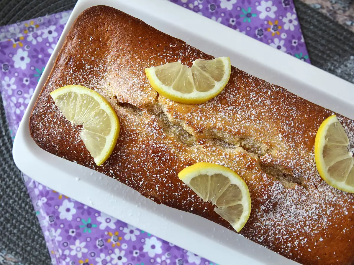 Hurtig citronkage i blender - foto 5