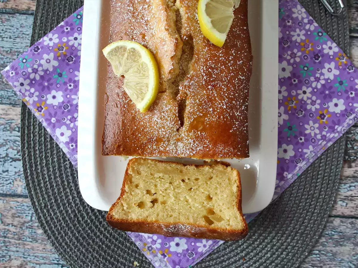 Hurtig citronkage i blender - foto 6