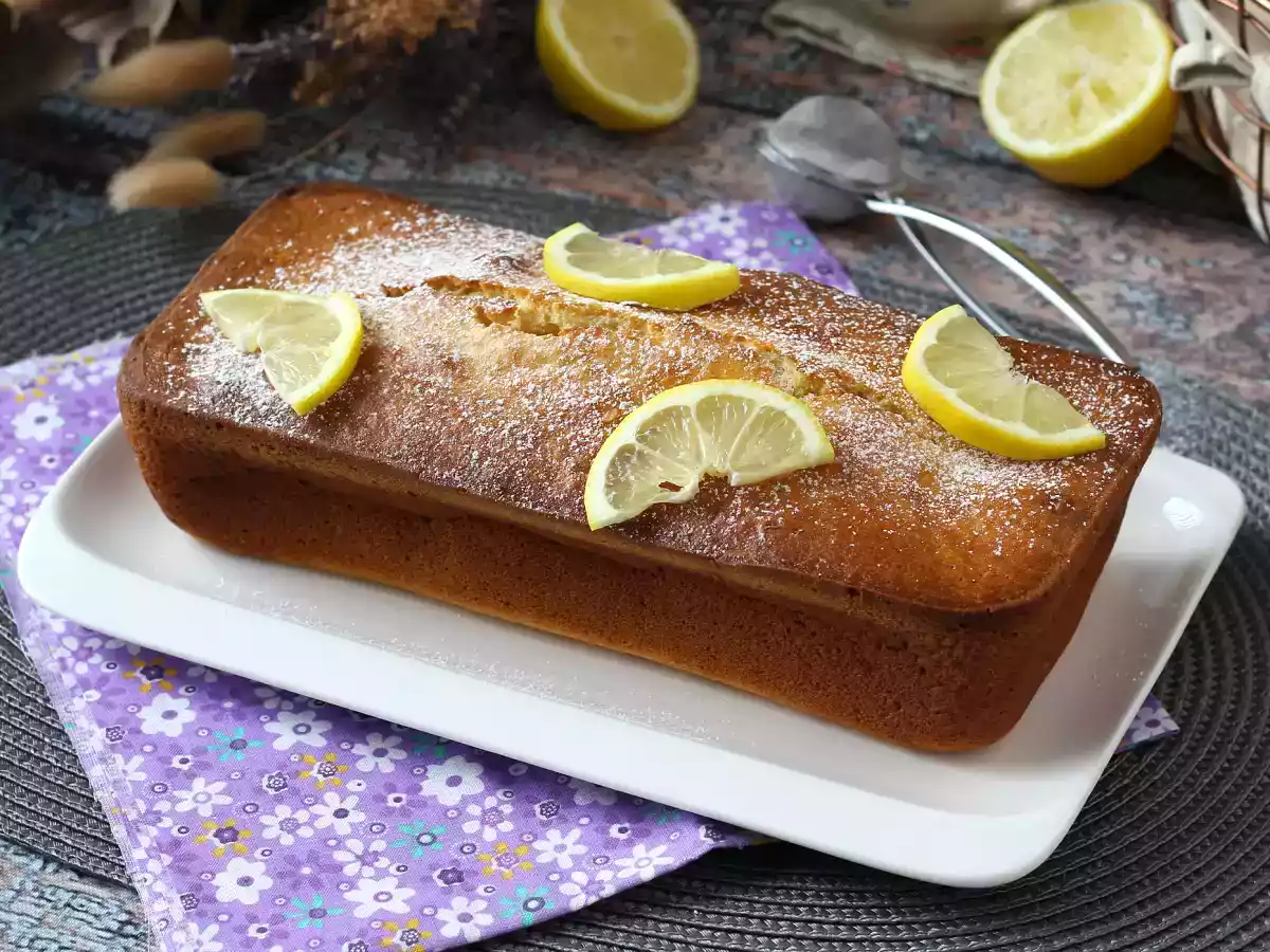 Hurtig citronkage i en blender!