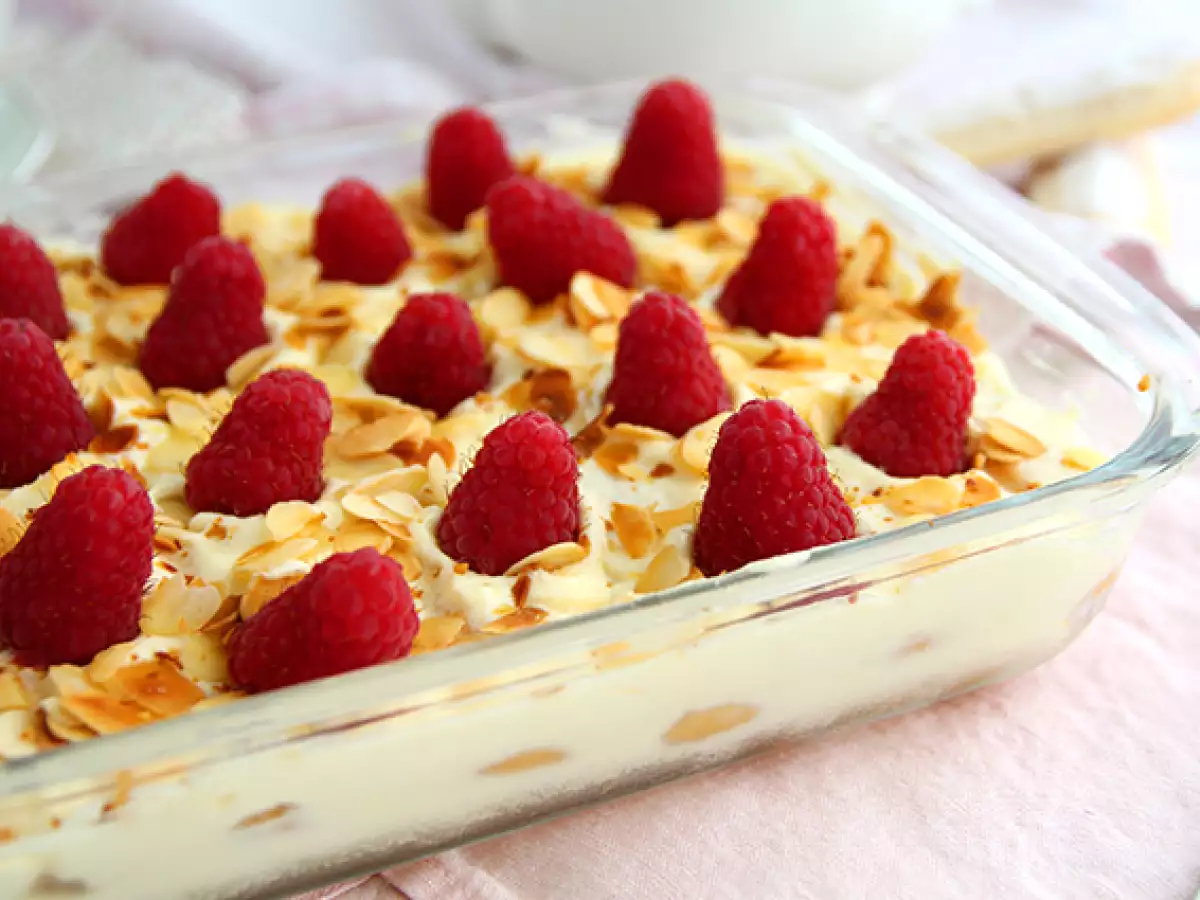 Hurtig og nem hindbærtiramisu - foto 3