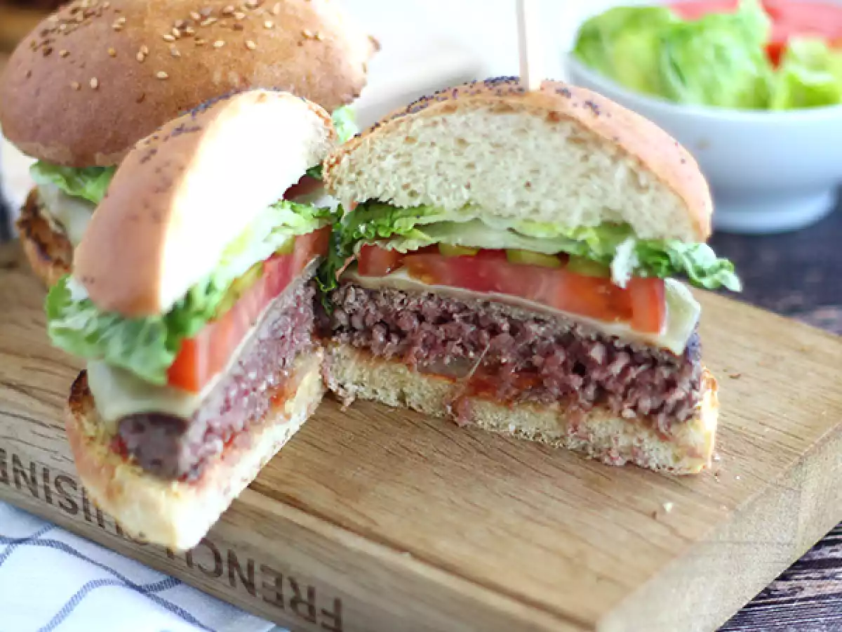 Hurtig og nem hjemmelavet burger - foto 3