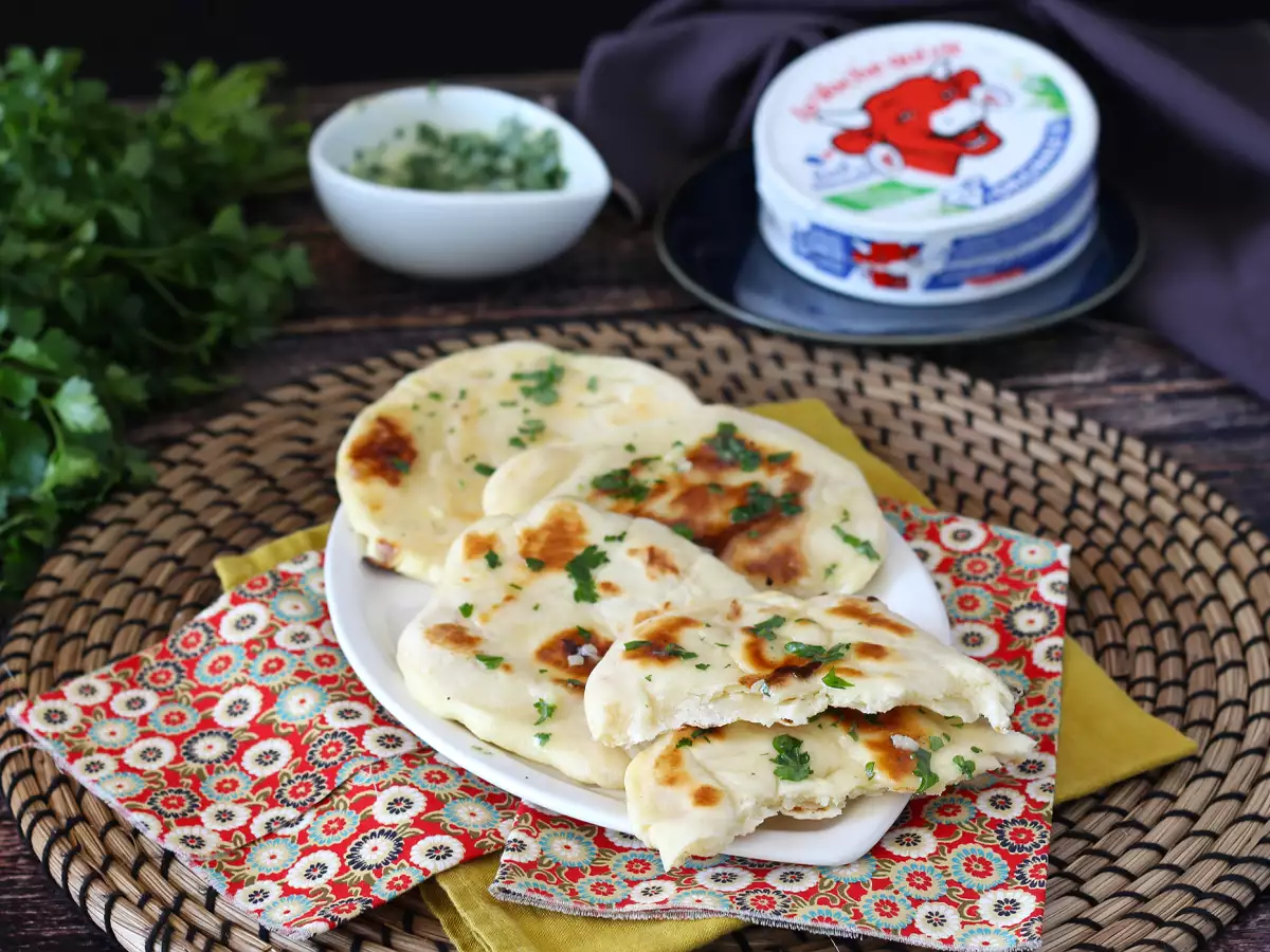 Hurtige naanbrød med ost - foto 4