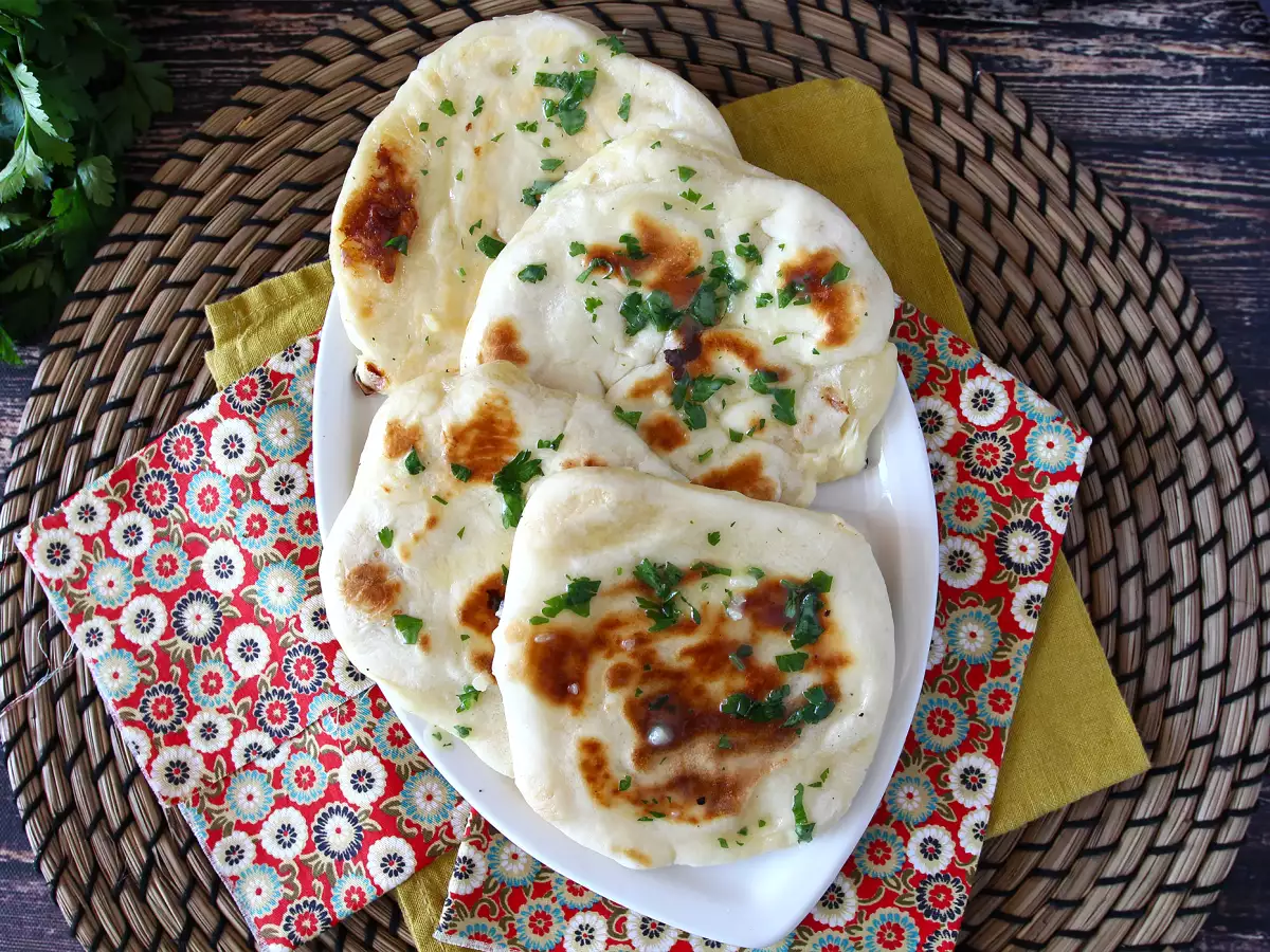 Hurtige naanbrød med ost - foto 5