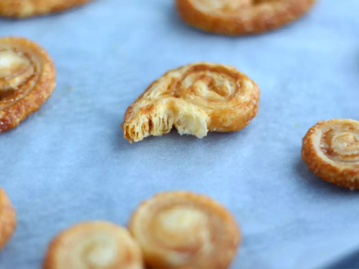 Hurtige og nemme palmiers af butterdej - foto 4