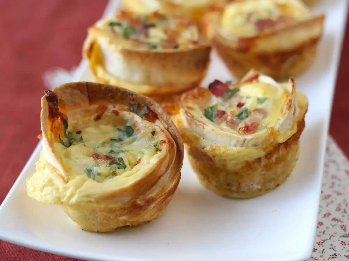 Hvad kan man lave med tortillas? Nemme og billige mini-quicher!