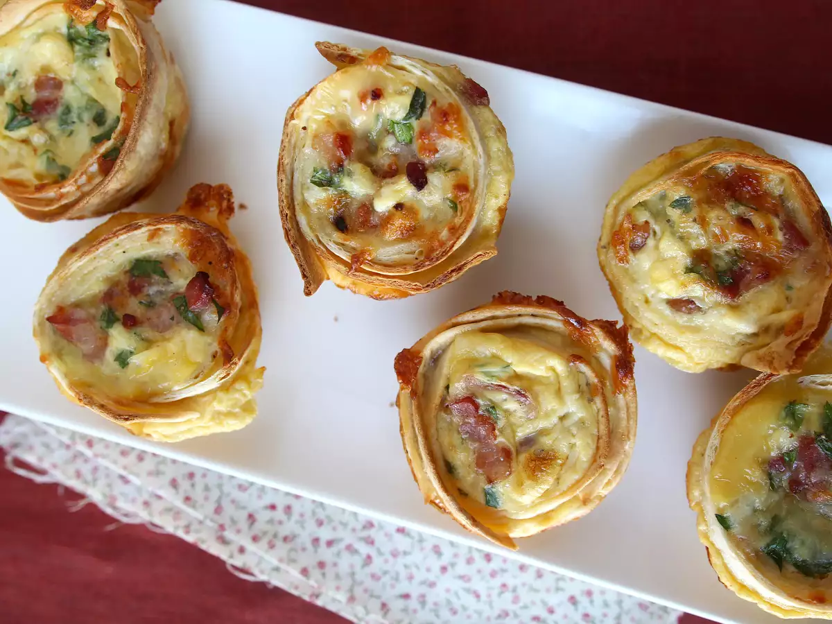 Hvad kan man lave med tortillas? Nemme og billige mini-quicher! - foto 4