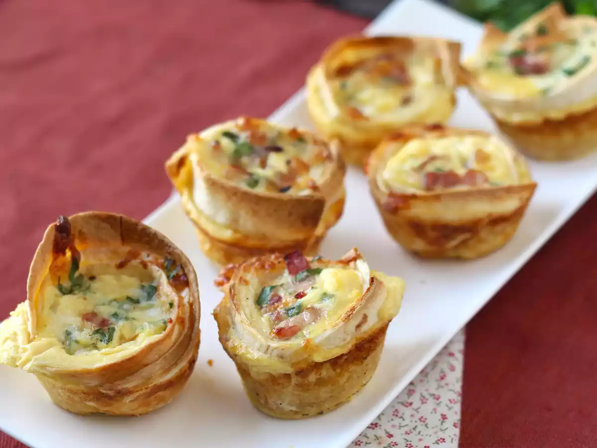 Hvad man kan gøre med tortillas Nemme og økonomiske quiches! - foto 2