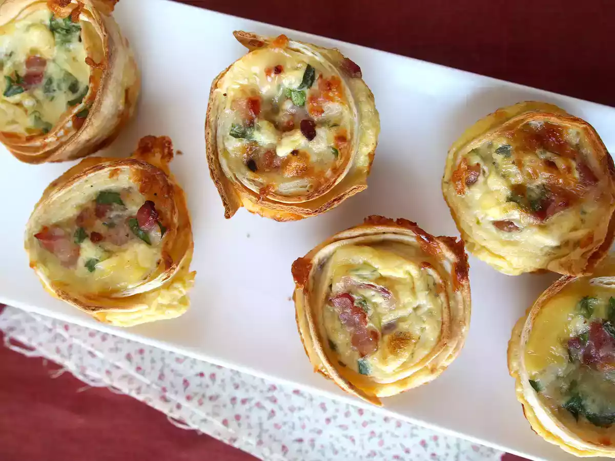 Hvad man kan gøre med tortillas Nemme og økonomiske quiches! - foto 4