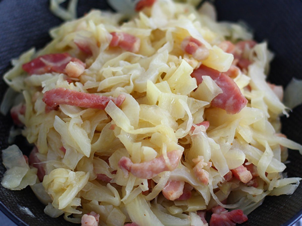 Hvidkål med bacon - foto 3