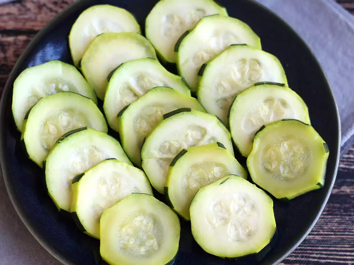Hvordan damper jeg courgetter? - foto 2