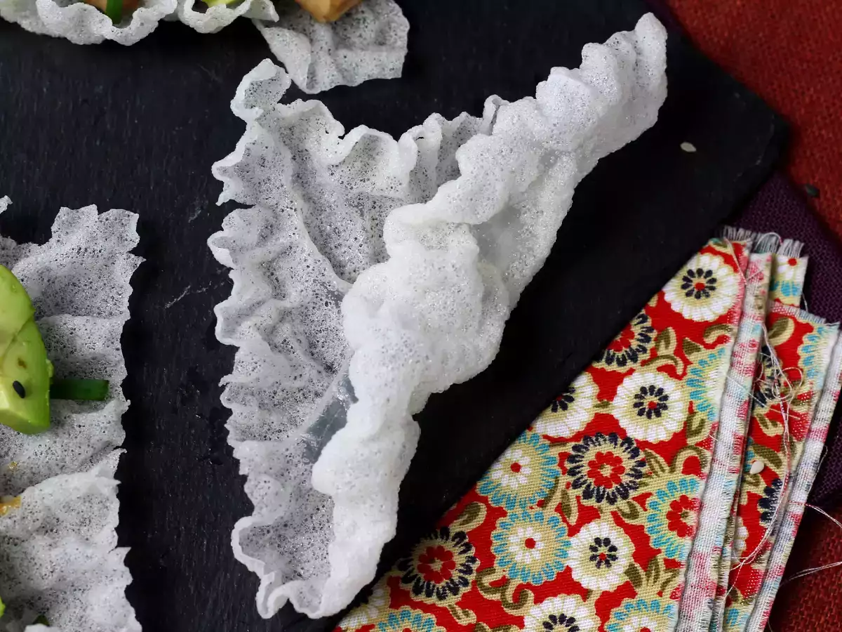 Hvordan laver jeg chips med rispapir? - foto 3