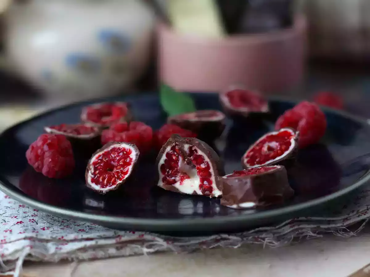 Hvordan laver man hjemmelavet Franui? Disse super trendy chokoladehindbær! - foto 2