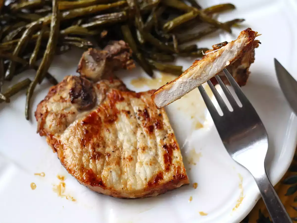 Hvordan tilbereder man en svinekotelet i Airfryer? - foto 6