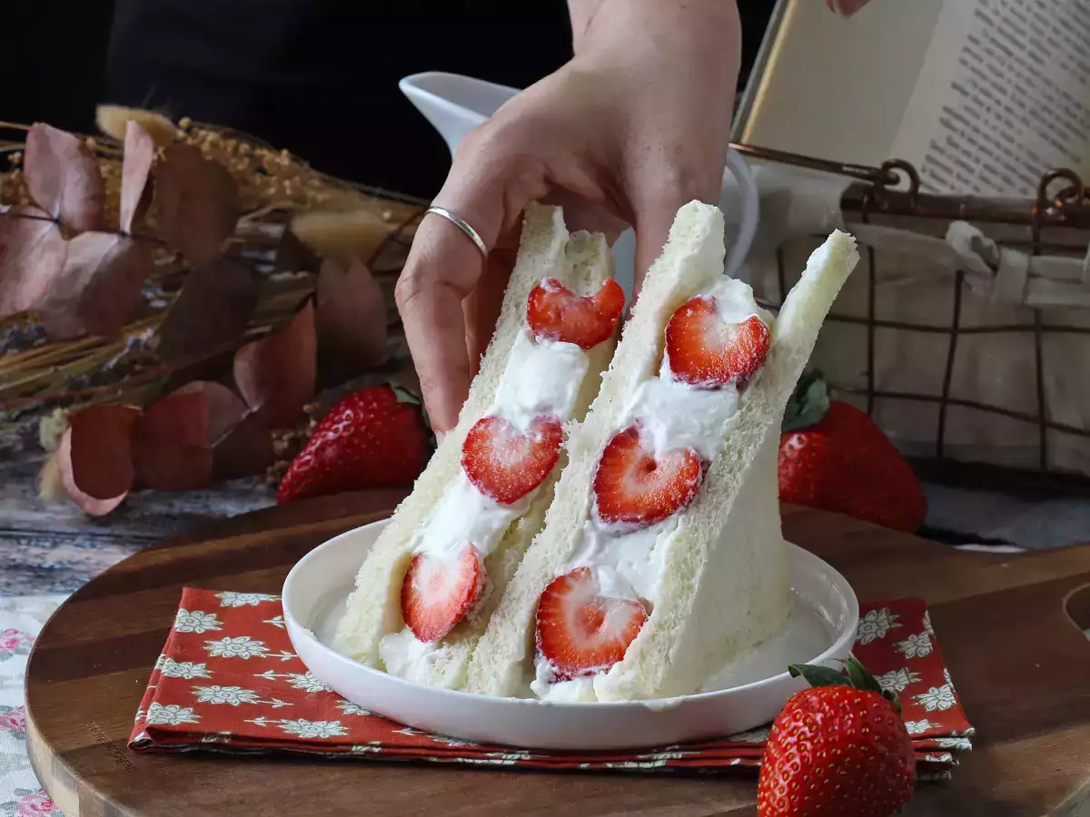 Ichigo sando, den japanske jordbærsandwich! - foto 5