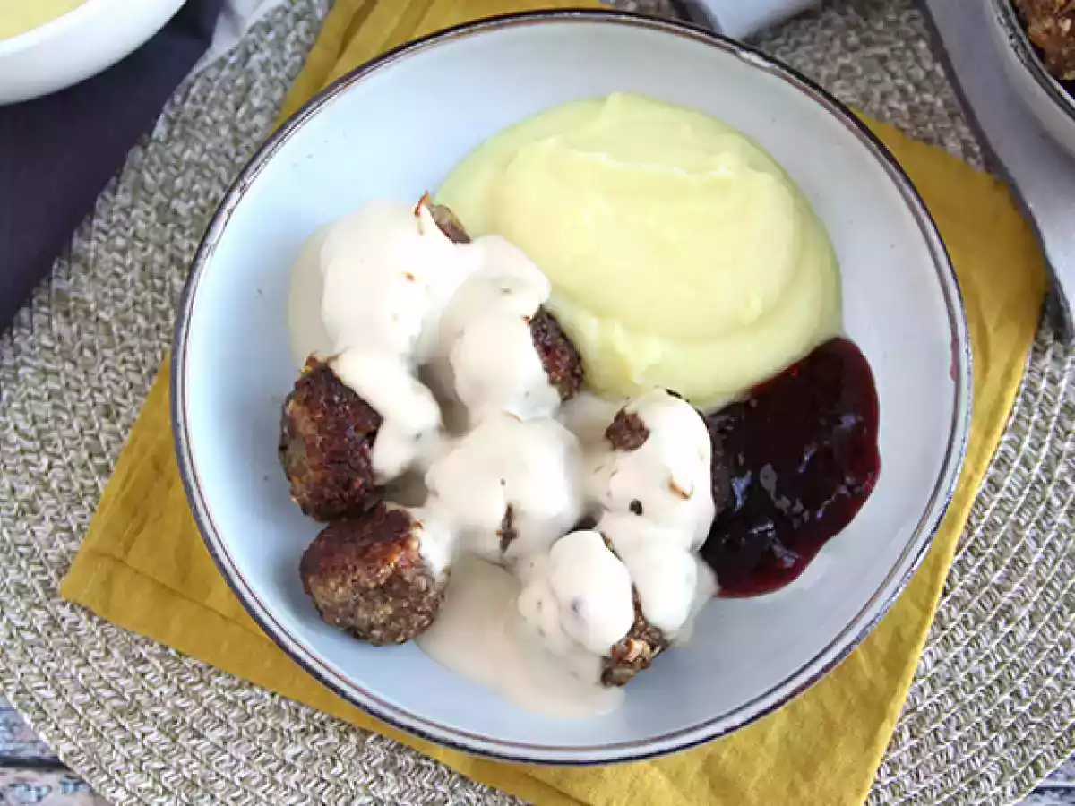 Ikea-kødboller med hvid sauce - foto 3