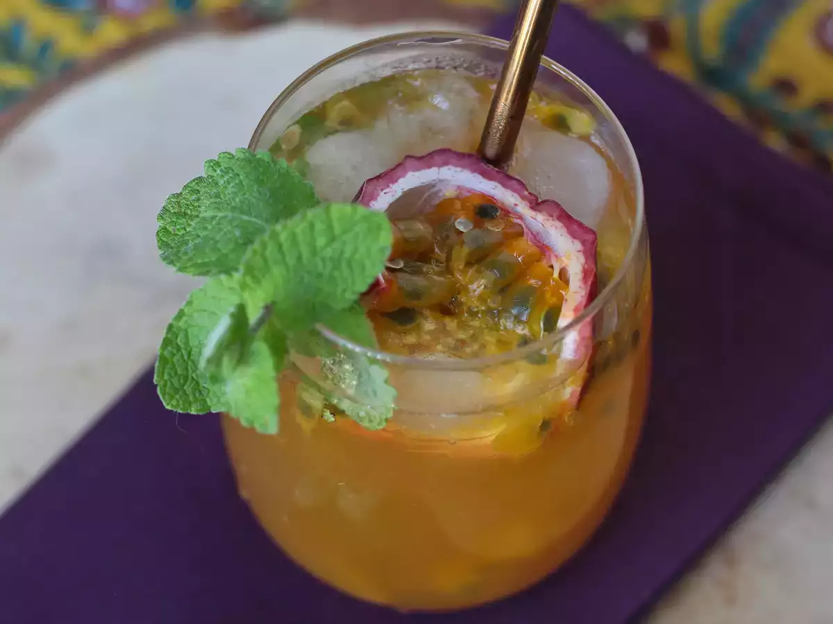 Iste med passionsfrugt – den perfekte sommerdrik! - foto 4