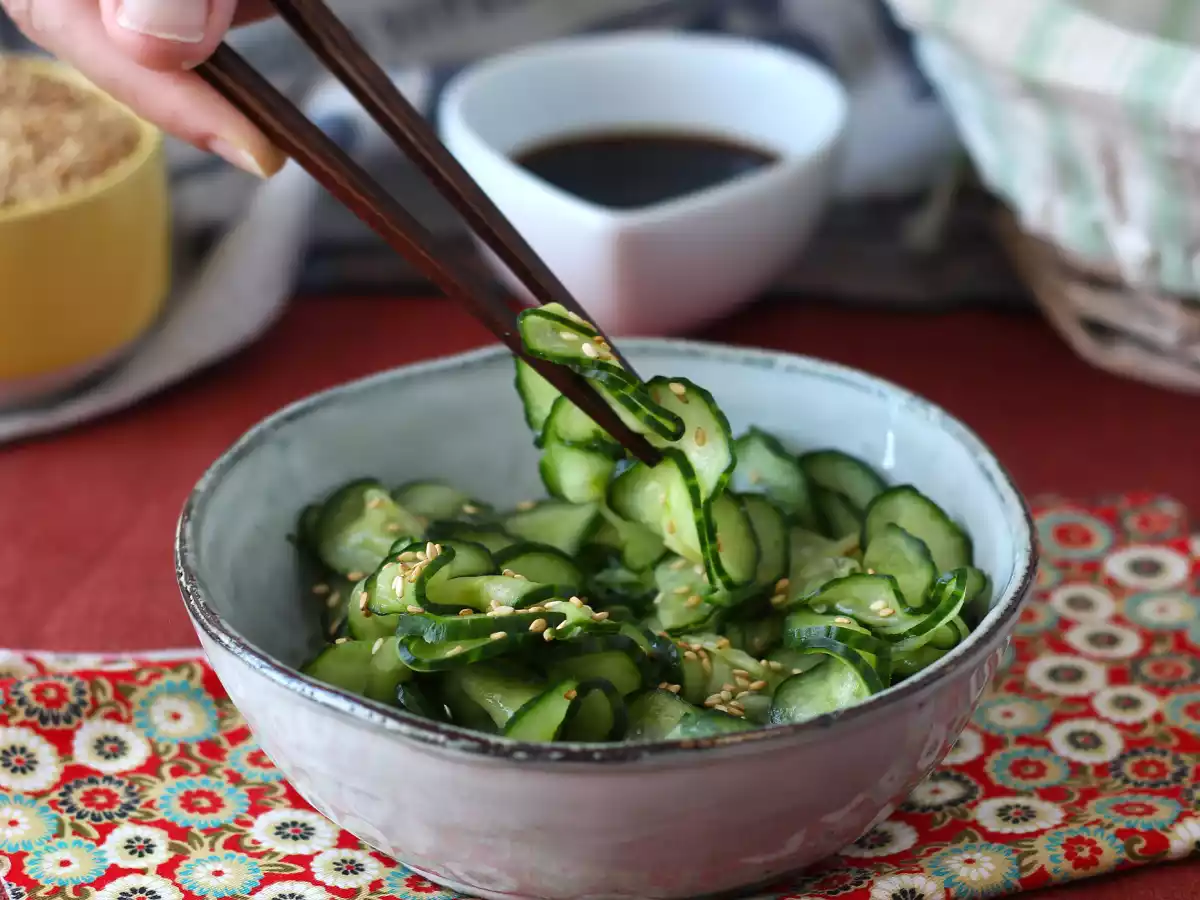 Japansk syltet agurkesalat