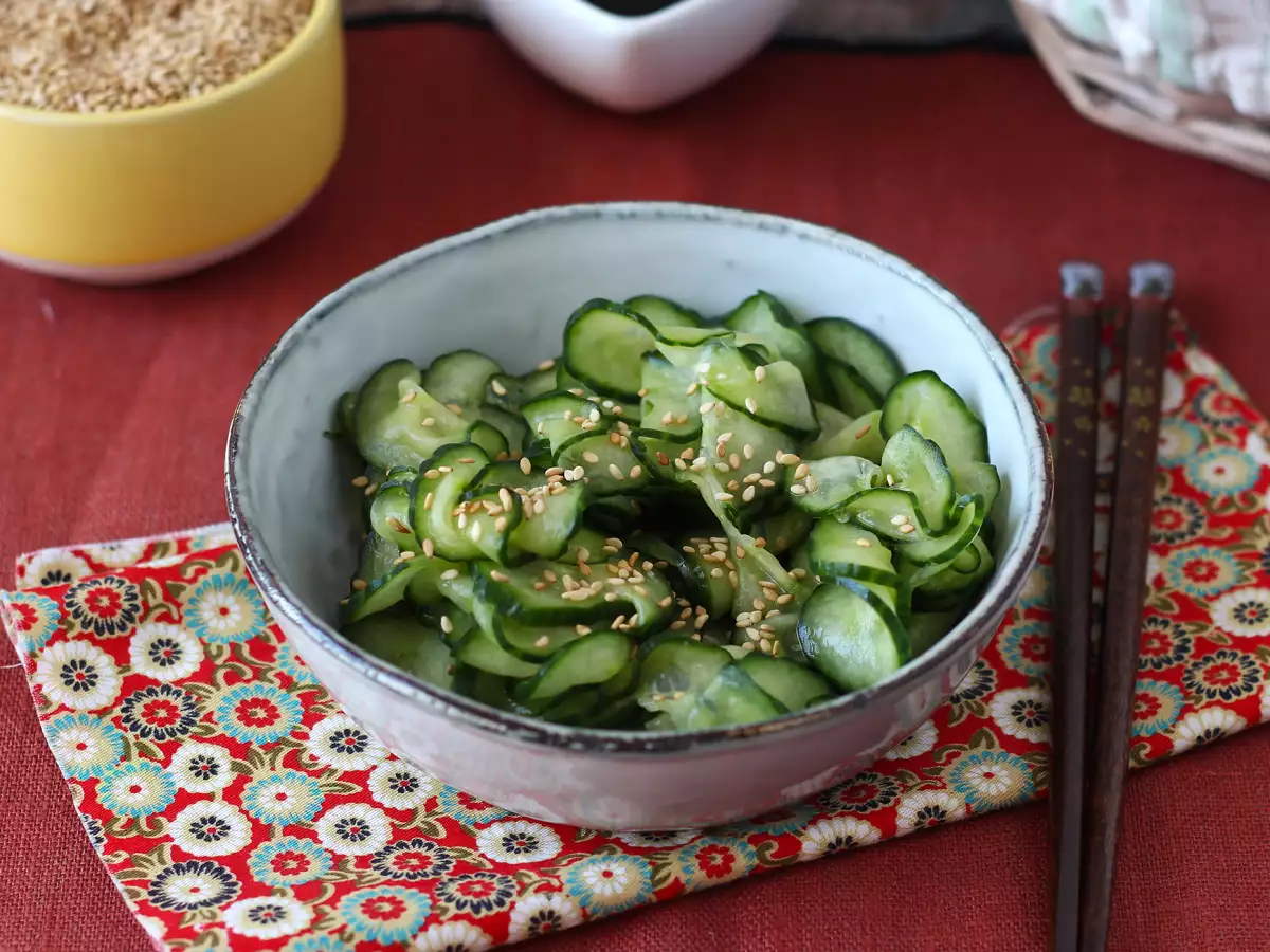 Japansk syltet agurkesalat – Sunomono - foto 4