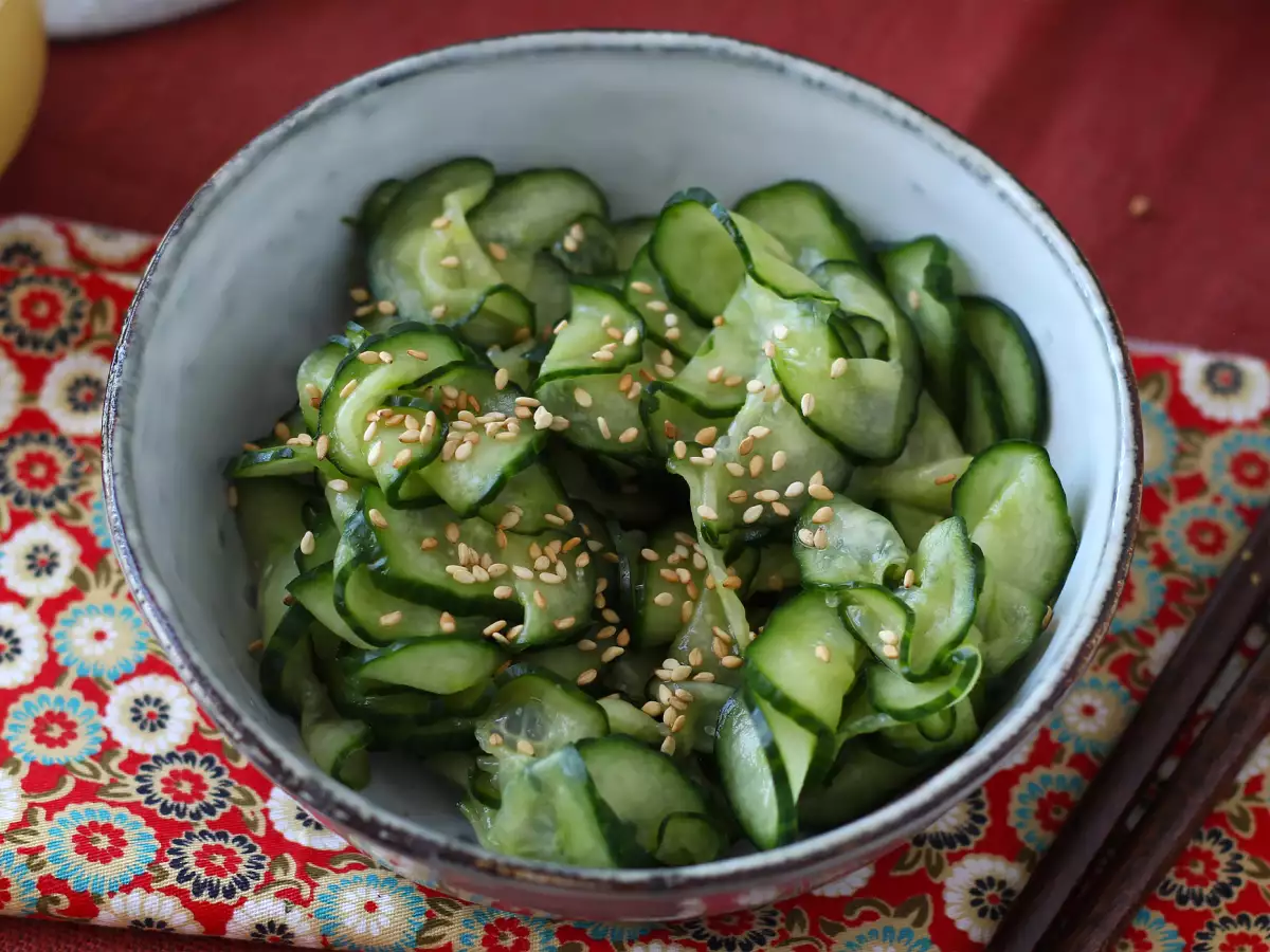 Japansk syltet agurkesalat – Sunomono - foto 5
