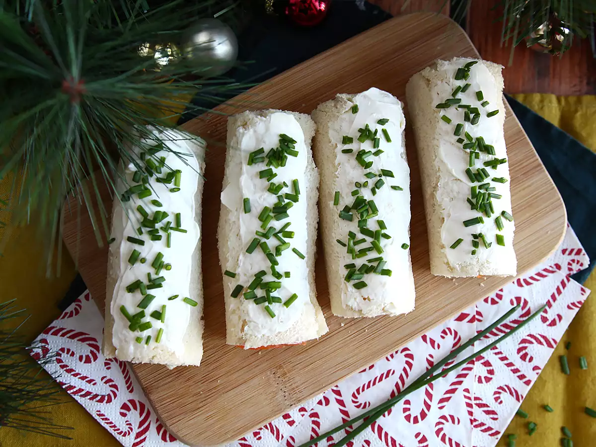 Juletræstammer af toastbrød - foto 2