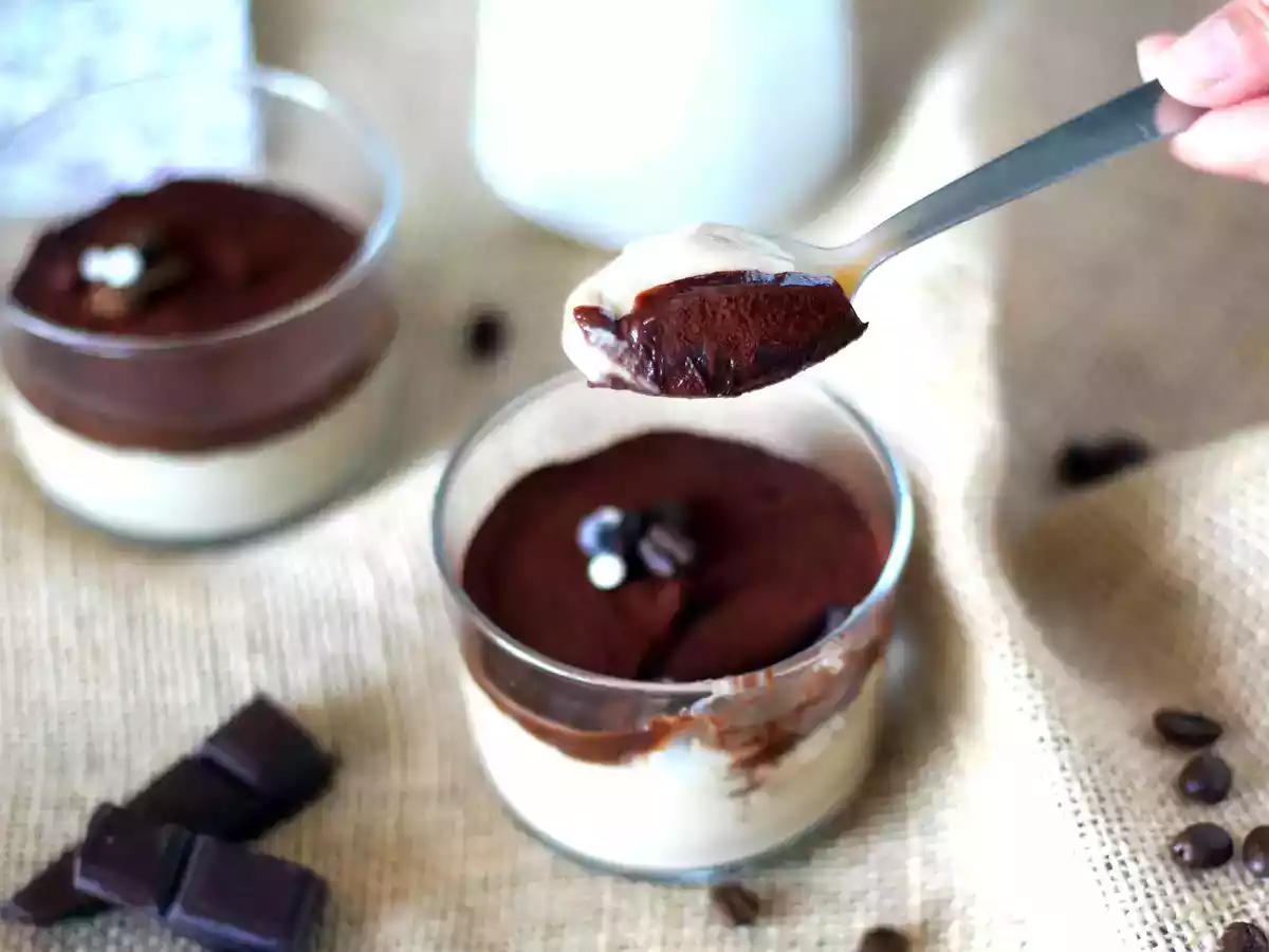 Kaffecreme med ganache og kakao - foto 2