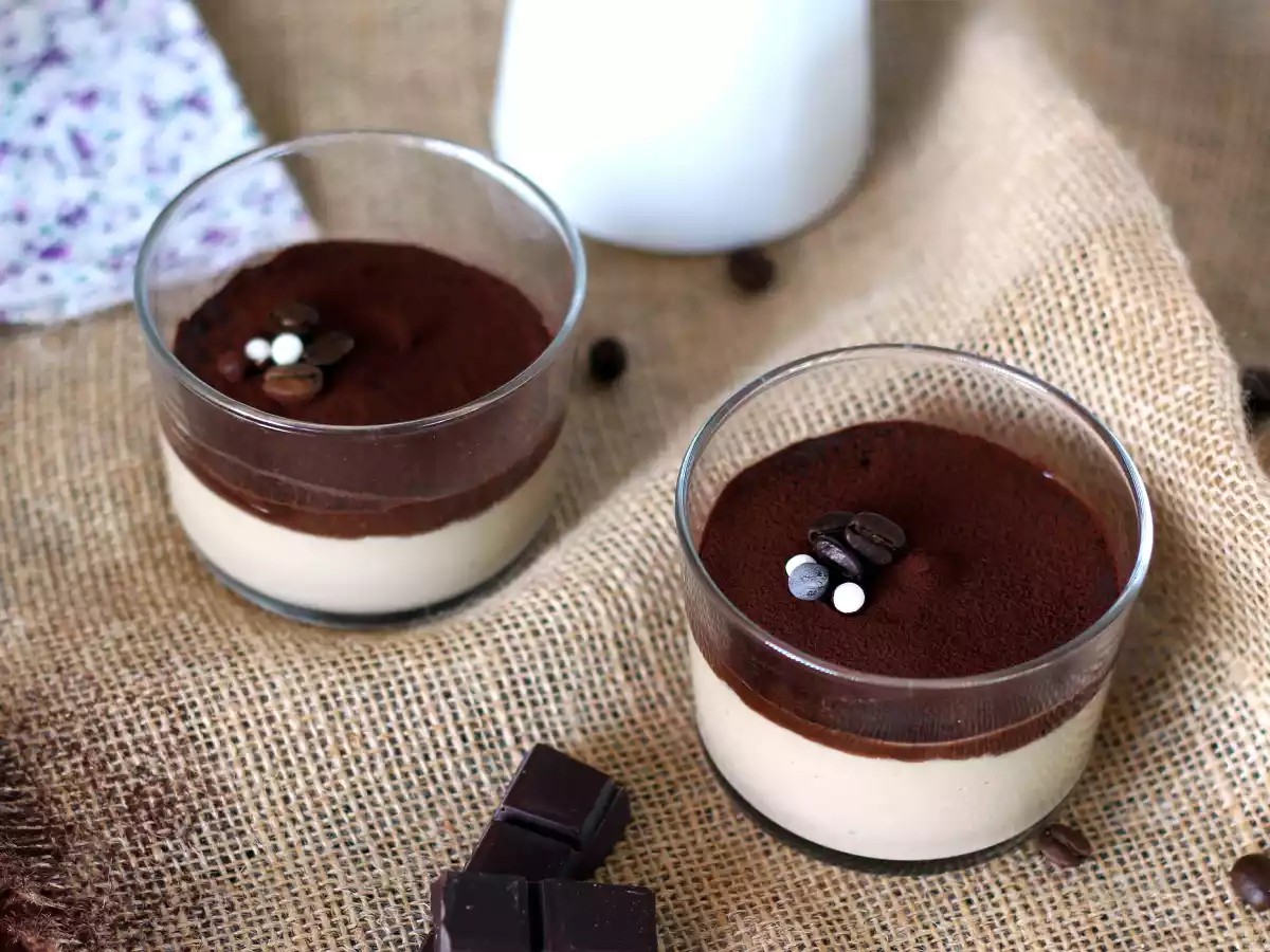 Kaffecreme med ganache og kakao - foto 3