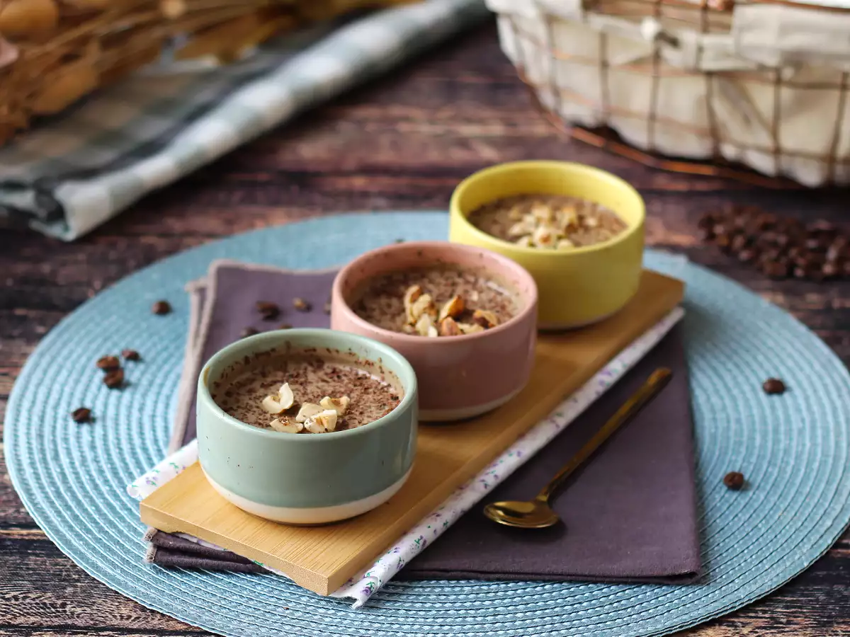Kaffemousse med silketofu: 3 ingredienser, uden æg eller fløde - foto 2