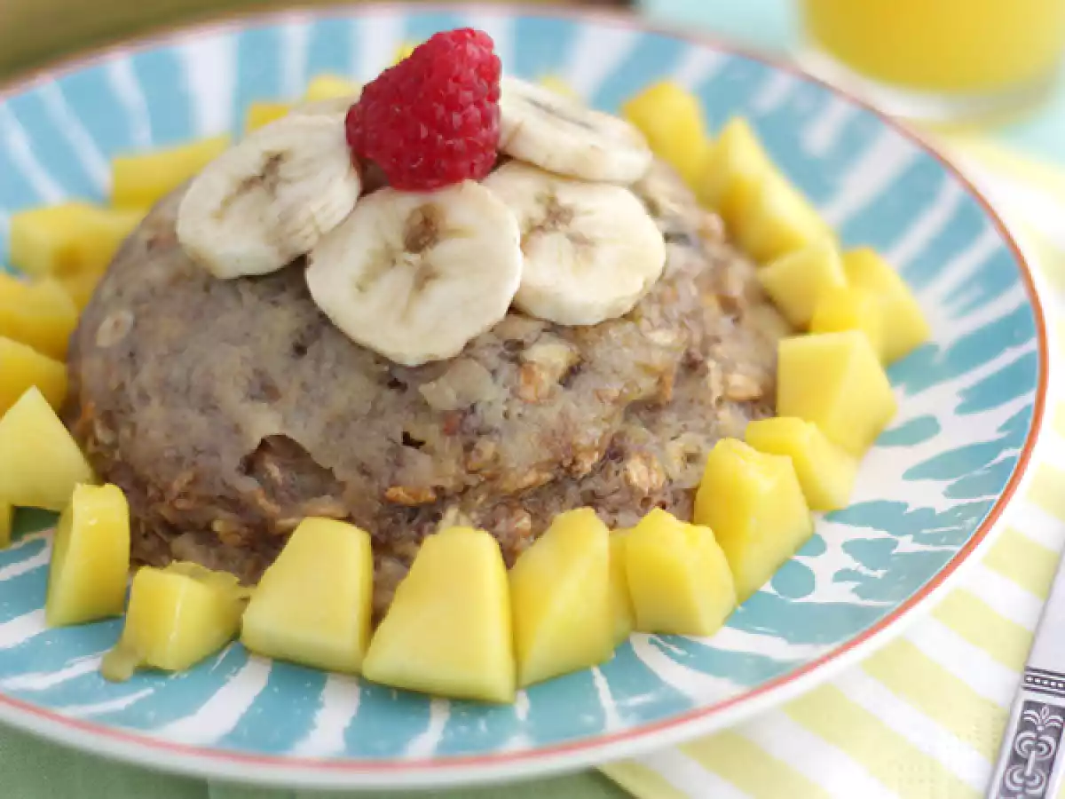 Kage med bananskål