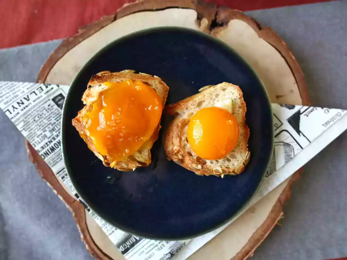 Kandiserede æggeblommer med Air Fryer-smørepålæg - foto 2