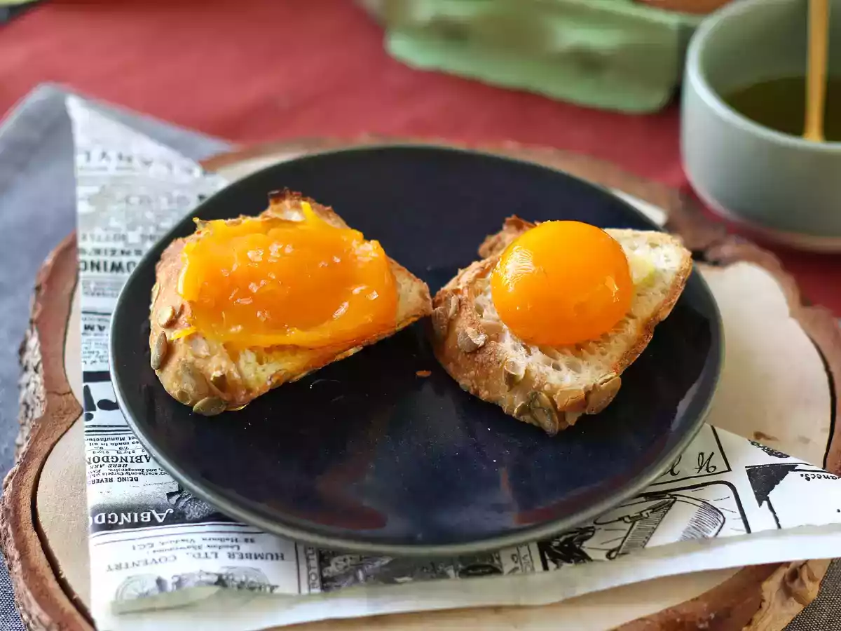 Kandiserede æggeblommer med Air Fryer-smørepålæg - foto 6