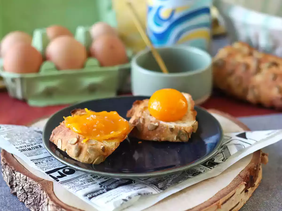 Kandiserede æggeblommer med Air Fryer-smørepålæg - foto 7