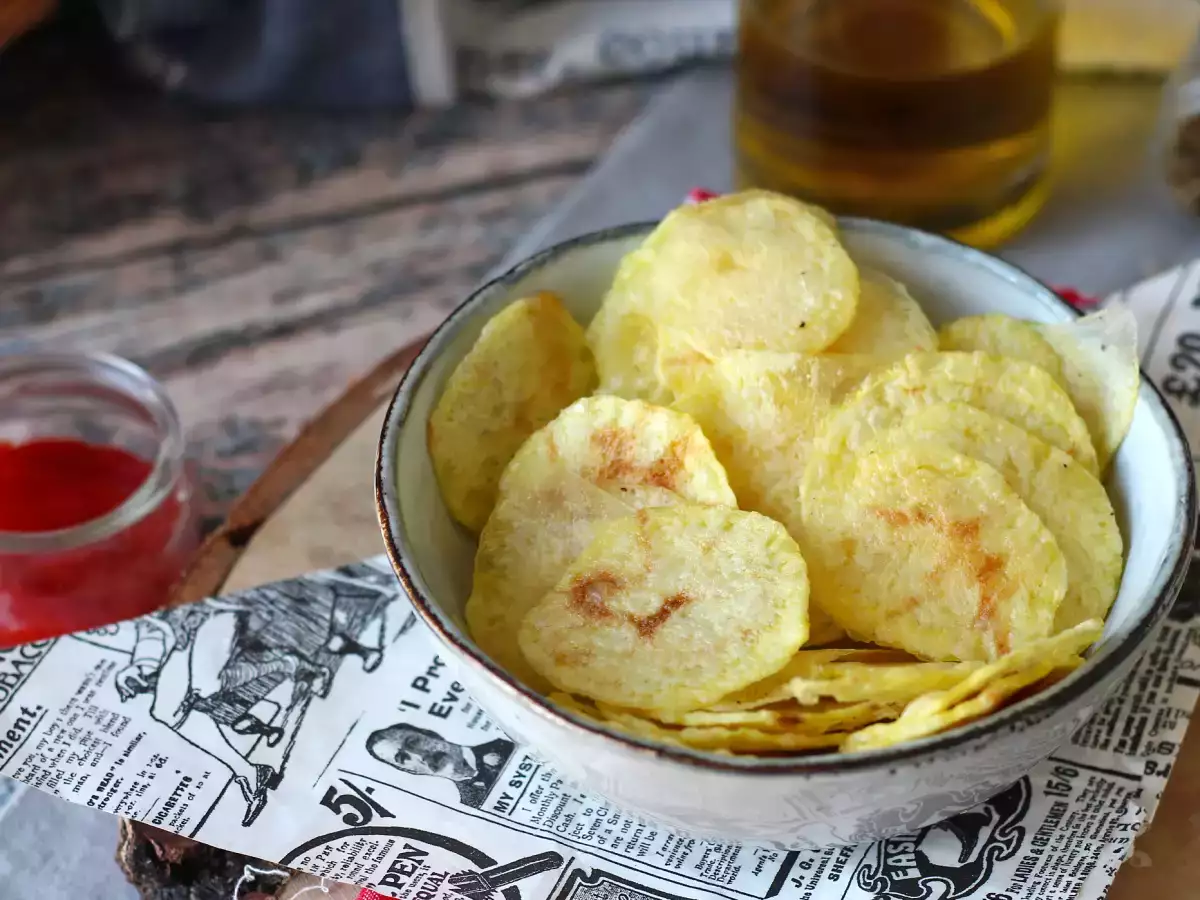 Kartoffelchips i mikrobølgeovnen - foto 3