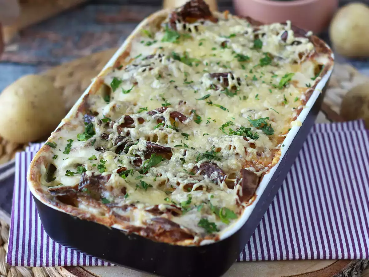 Kartoffelgratin i airfryer