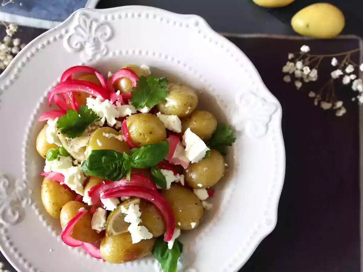 Kartofler en papillote med citron og feta - foto 3