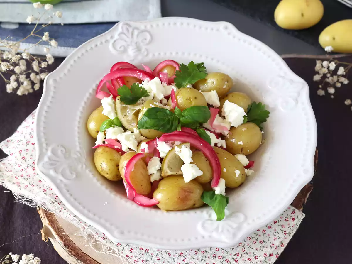 Kartofler en papillote med citron og feta - foto 5