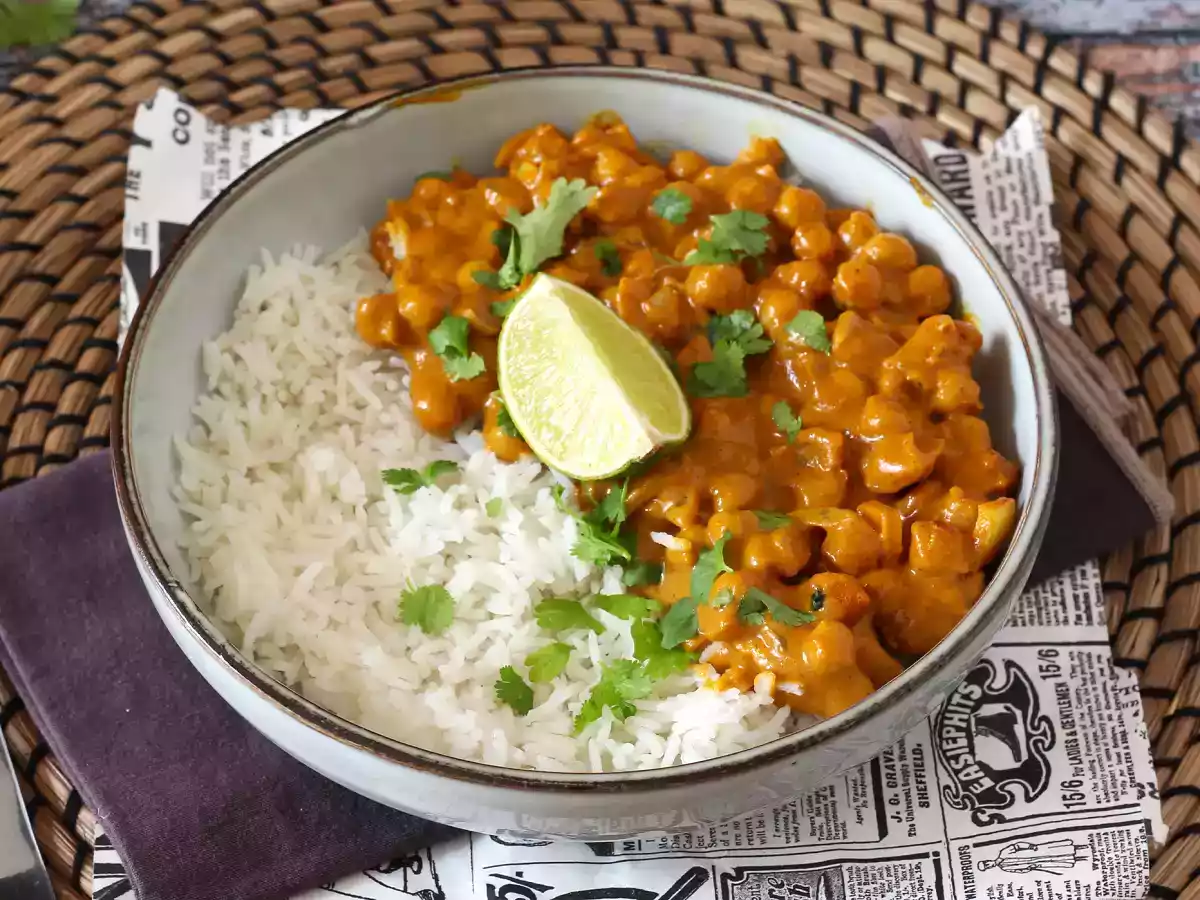 Kikærtekarry, den veganske supergourmetopskrift