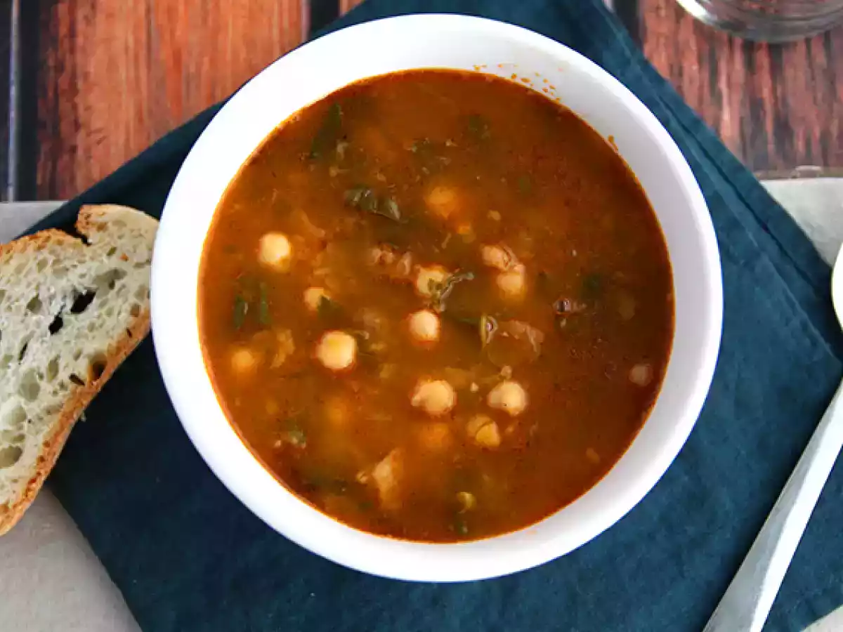 Kikærtesuppe med spinat - foto 2