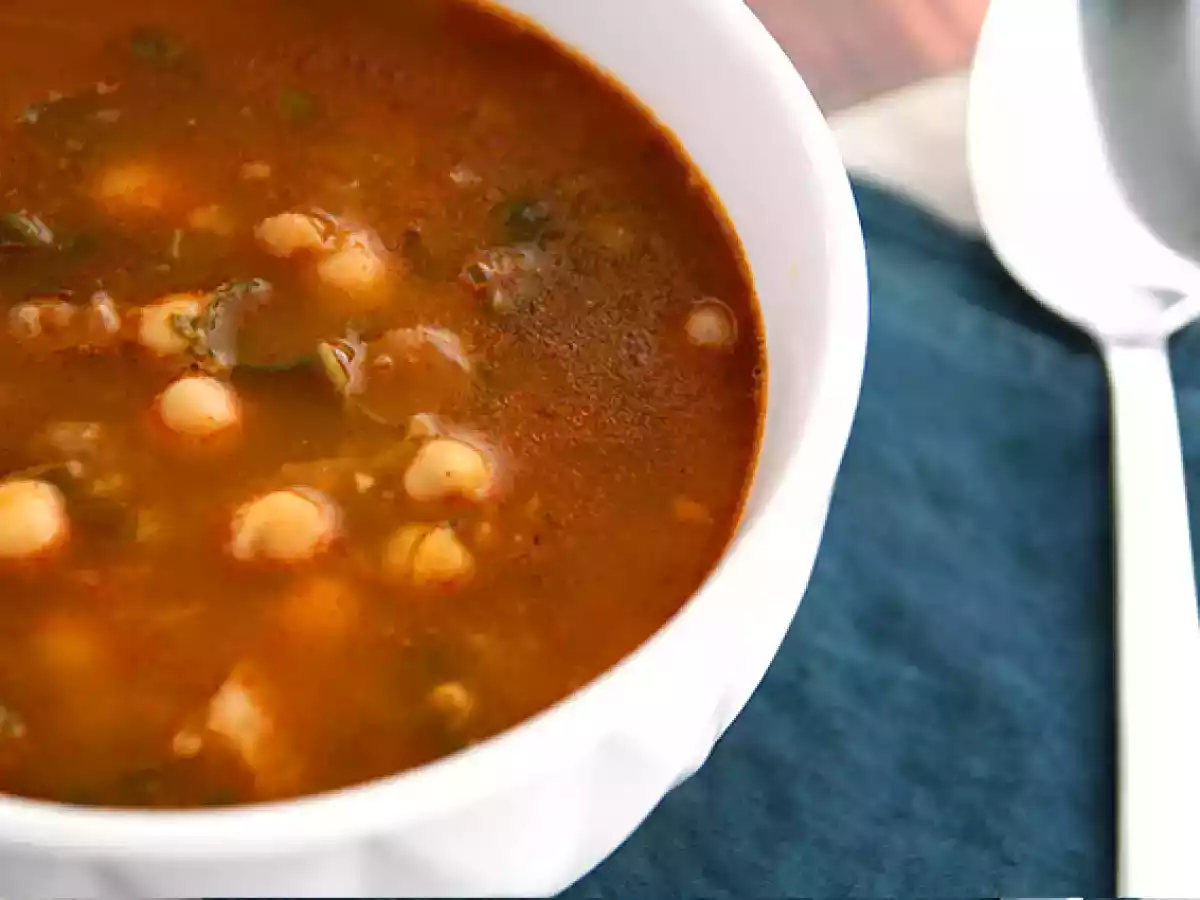 Kikærtesuppe med spinat - foto 3