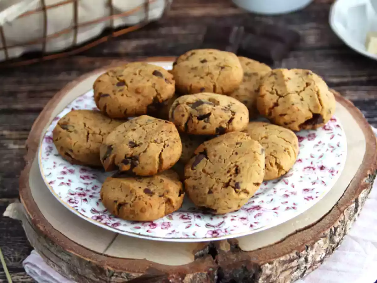 Kiks med chokoladestykker (veganske og glutenfri)