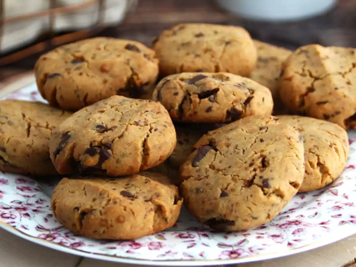 Kiks med chokoladestykker (veganske og glutenfri) - foto 2