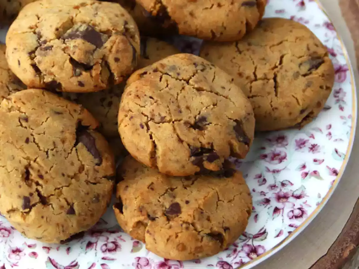 Kiks med chokoladestykker (veganske og glutenfri) - foto 4