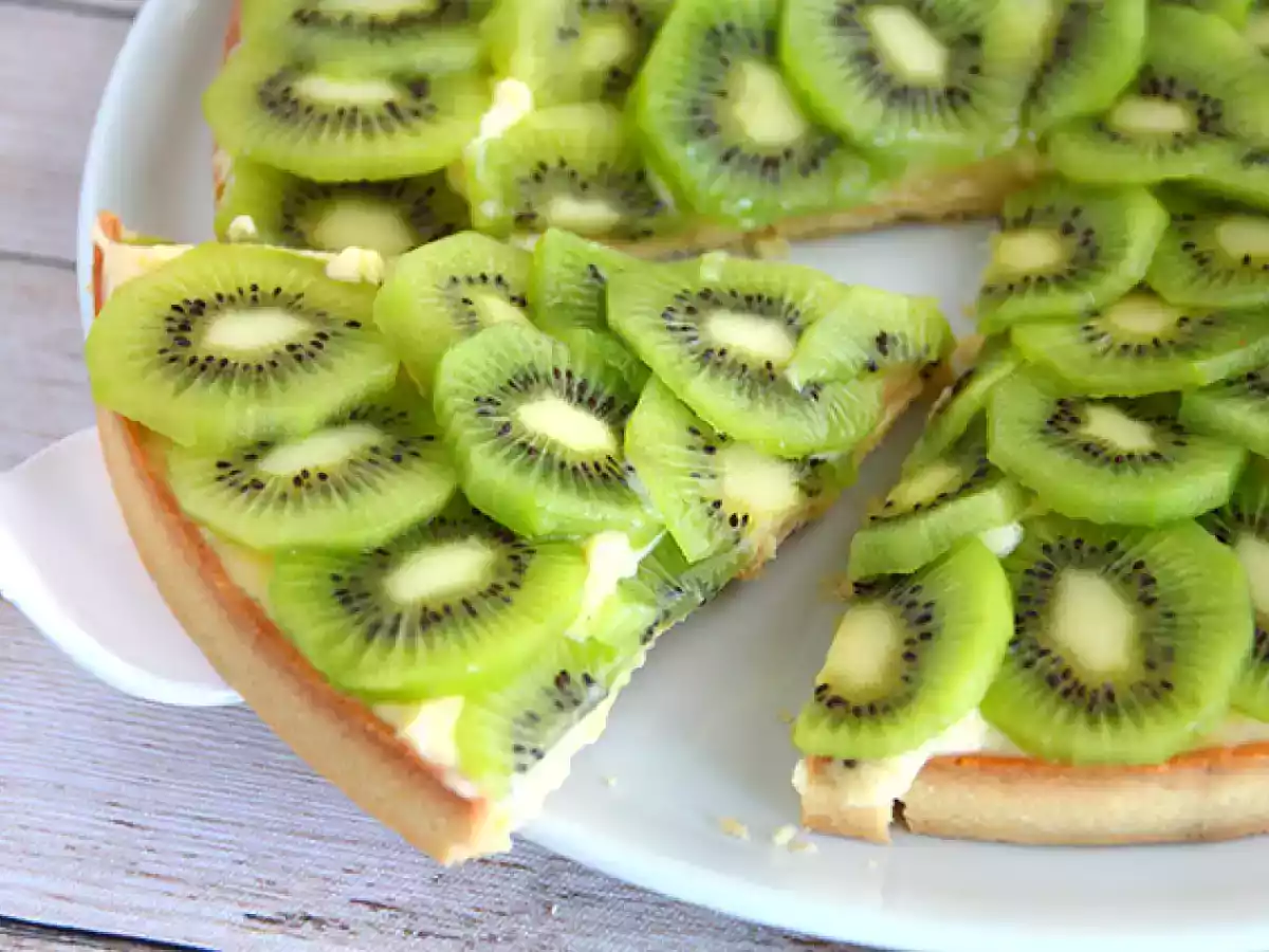 Kiwi-tærte (hurtig og nem) - foto 3