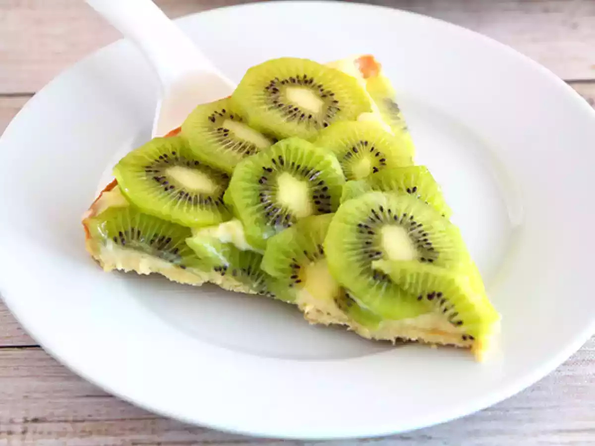 Kiwi-tærte (hurtig og nem) - foto 4