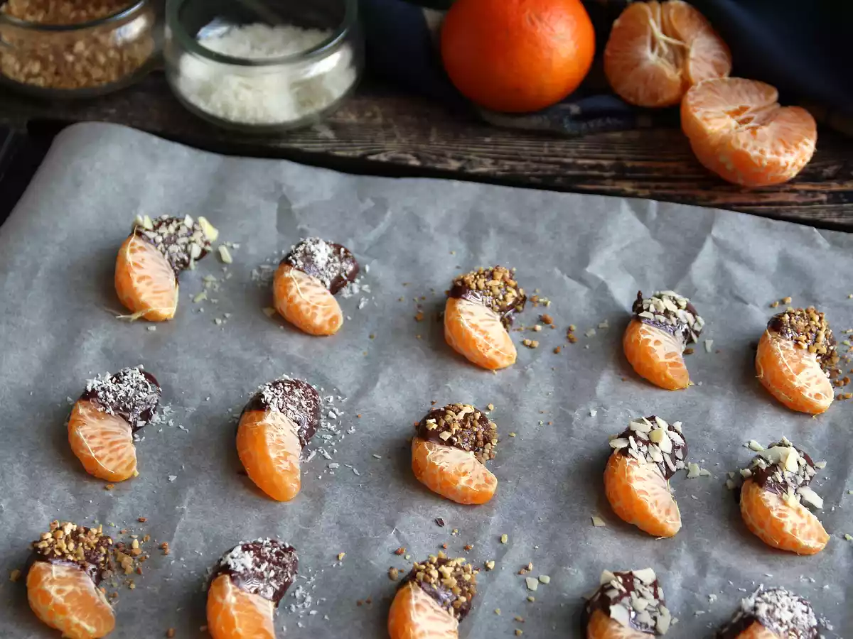Klementiner med chokolade: en hurtig dessert, der er frisk og lækker! - foto 3