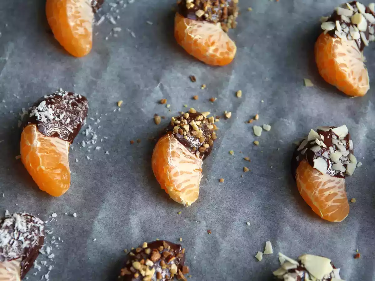 Klementiner med chokolade: en hurtig dessert, der er frisk og lækker! - foto 4